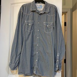 Wrangler 20X competition 2XLT peal snap long sleeve